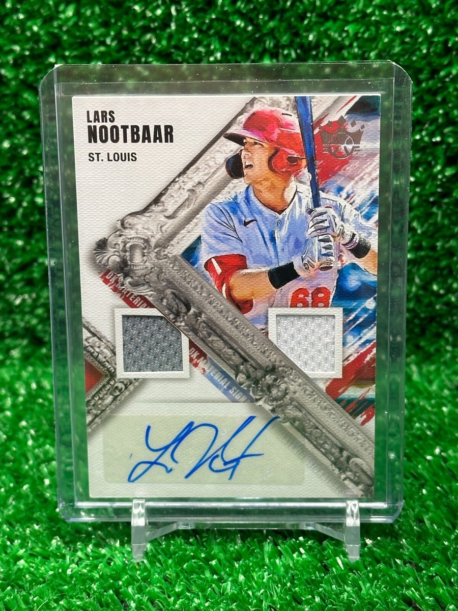 2022 Panini Diamond Kings DK Material Signatures Lars Nootbaar
