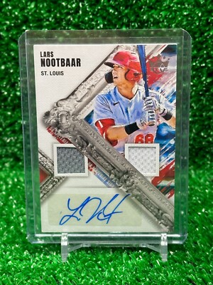 2022 Panini Diamond Kings DK Material Signatures Lars Nootbaar