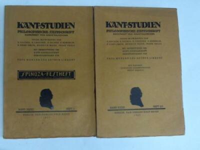 Menzer, Paul/Liebert, Arthur (Hrsg.): Kant-Studien, Band XXII. ...