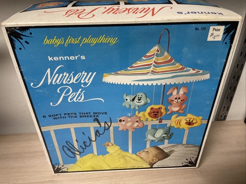 Vintage 1969 Baby’s First Plaything Kenners Nursery Pets Mobile