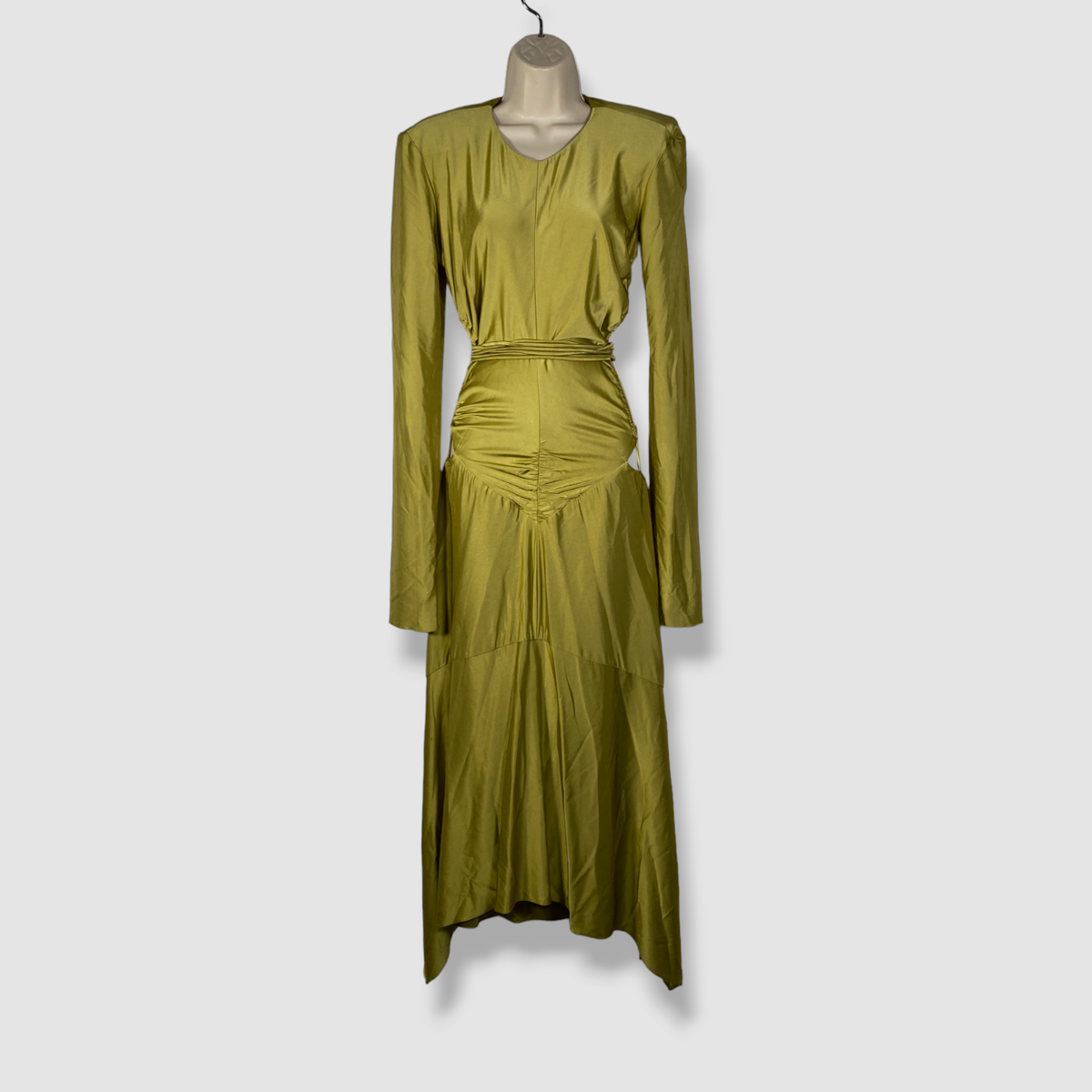 ワンピース ALEXANDRE VAUTHIER Woman Dress Green 233DR1953 CYPRESSGREEN $2327 Alexandre Vauthier Women's Green Satin Draped