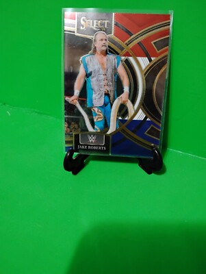 E3 2024 Panini Select WWE - Premier Level Red & Blue Prizm #199 Jake Roberts