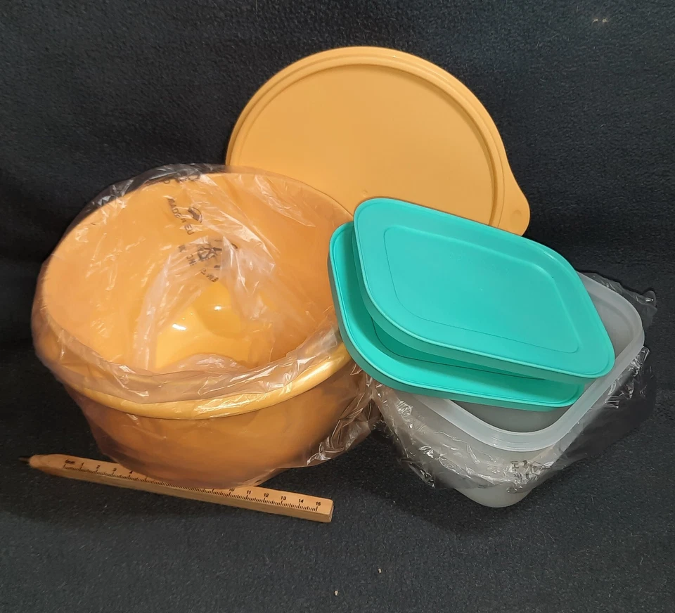 Tupperware MicroTup 400/600 ml + Wunderschüsselsatz 3tlg.pastellfarben "RARITÄT" - Bild 3 von 4