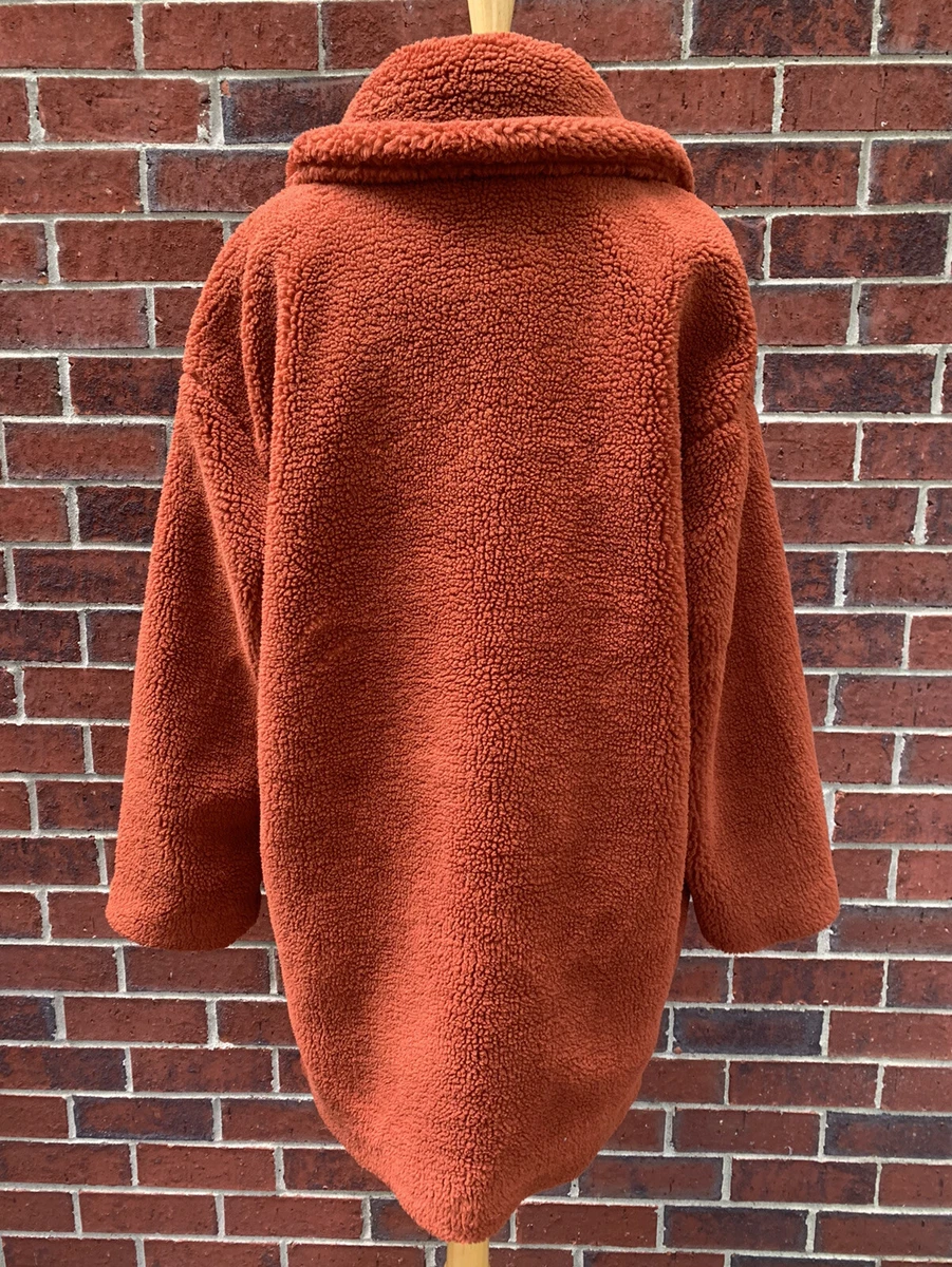 Burnt orange hotsell teddy jacket