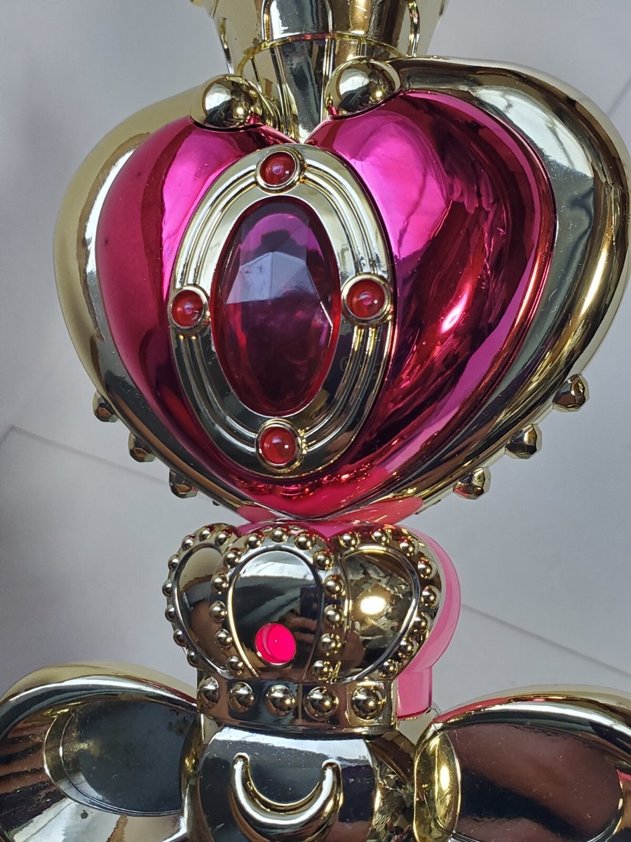 Sceptre Magique Sailor Moon Bandai 1994 – Spiral Heart Lumineux Et Musical – Vintage