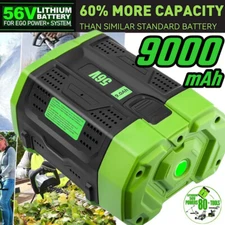 7.5Ah 9.0AH Lithium Ion Battery For EGO 56V 56Volt BA1400 POWER BA2240 BA2800T