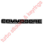<!--F#f_0-->HOLDEN COMMODORE BADGE VINYL STICKER BLACK SILVER CAR REAR GARNISH COMMODORE VL<!--F/-->
