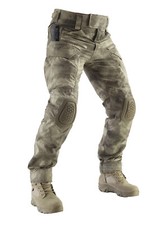 Tactical Pants With Knee Pads Army Ripstop Combat Camo Trousers for Men