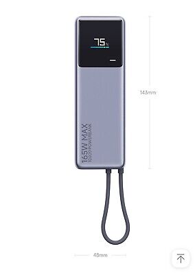 スマホアクセサリー Xiaomi 165W Power Bank 10000mAh Xiaomi Power bank 10000mAh 165W Built-in USB-C Cable For