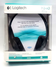 Logitech H340 USB Computer PC Headset w/ Noise Cancelling Microphone Skype NEW