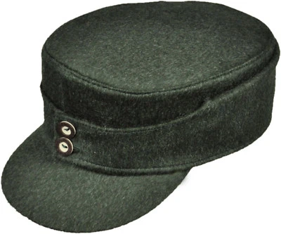 Forstmütze Landmann zum Knöpfen Ski-Mütze Mütze Jagdhut LODEN
