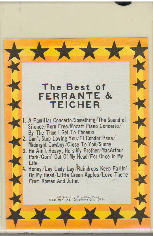 BEST OF FERRANTE AND TEICHER (8 track Tape Cartridge) eBay