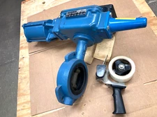 DeZurik valve actuator 9227619 w/ 4'' butterfly valve & P36 valve positioner 