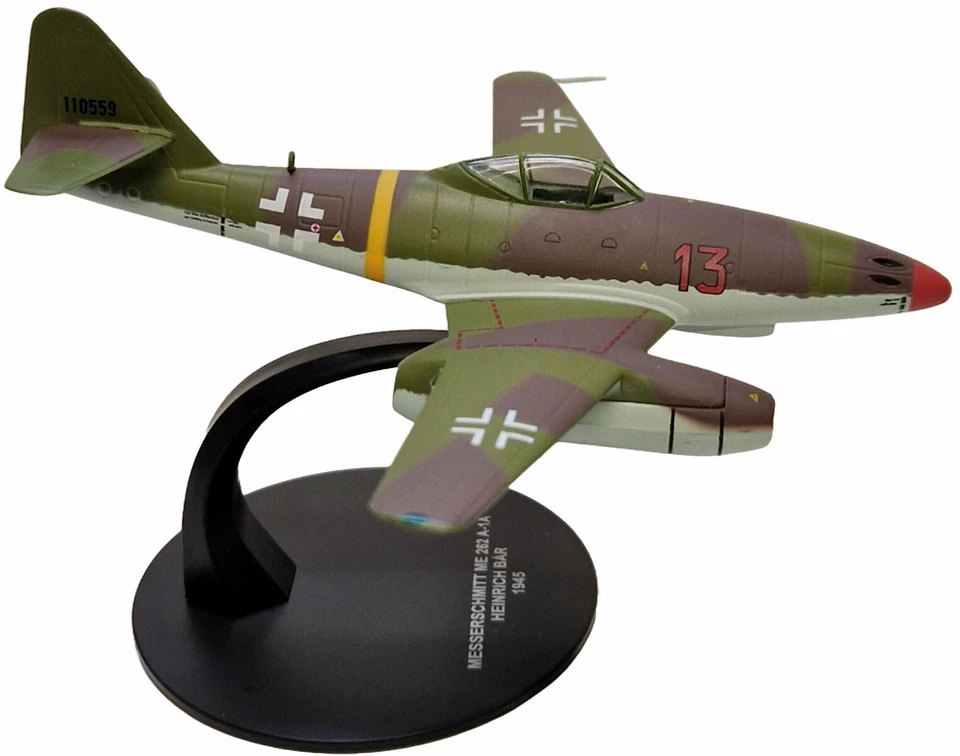 Messerschmitt ME 262 A-1A,Heinrich Bar, 1945, 1:72 Scale Diecast Model (JR02) - Image 2 of 4