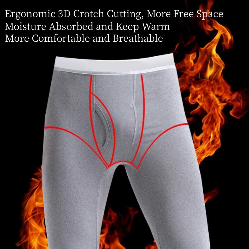 Ensemble Thermique Long Johns Pour Hommes - Haut Et Bas, Polaire, Taille S à 2XL - Neuf Avec étiquettes