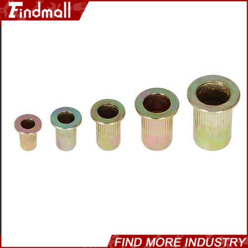 Findmall 300er Pack Zink Stahl Nietmuttern Kit 150 Stck. Metrisch & 150 Stck. SAE Nietmutter - Bild 4 von 8