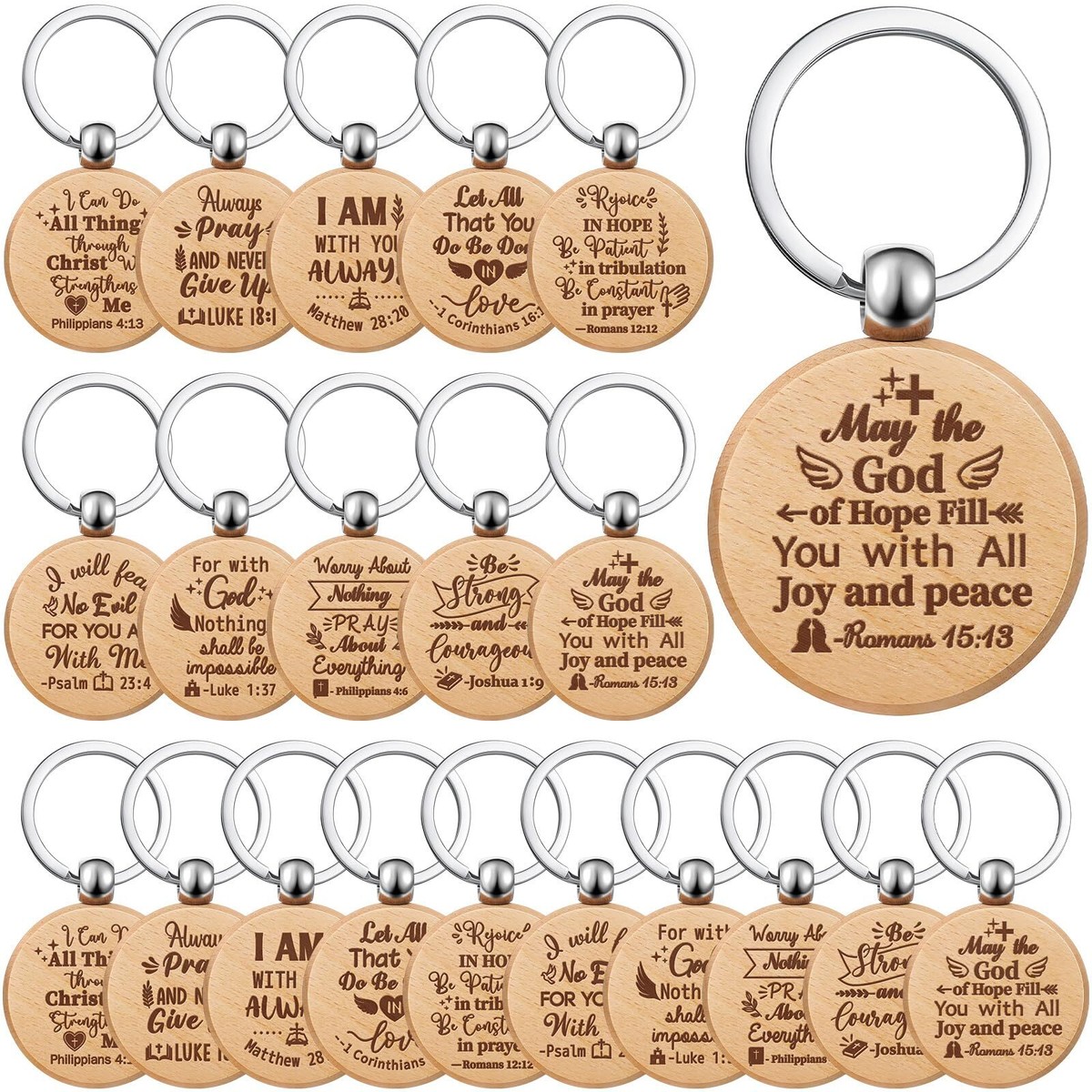 Christian Key Ring Wristlet