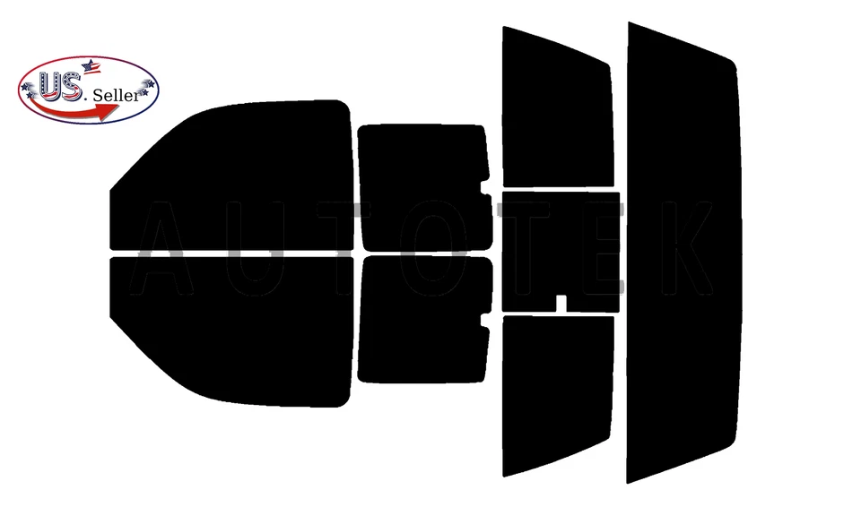 Película de ventana precortada para todos los lados para GMC Sierra 1500 cabina extendida 1999-2006 tinte Foto 2 de 4
