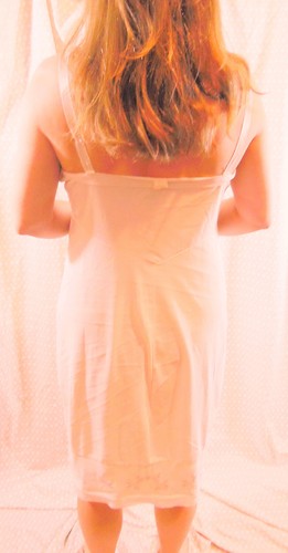 ARISTOCRAFT VINTAGE ROSA SCIVOLOSO PIZZO NYLON RICAMATO COPPE SLIP COMPLETO 38 40 EVC - Foto 5 di 5