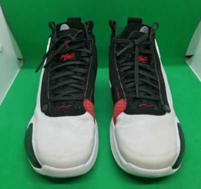 Nike Air Jordan XXXIV 34 GS Bred White Black Red BQ3384-100 Youth