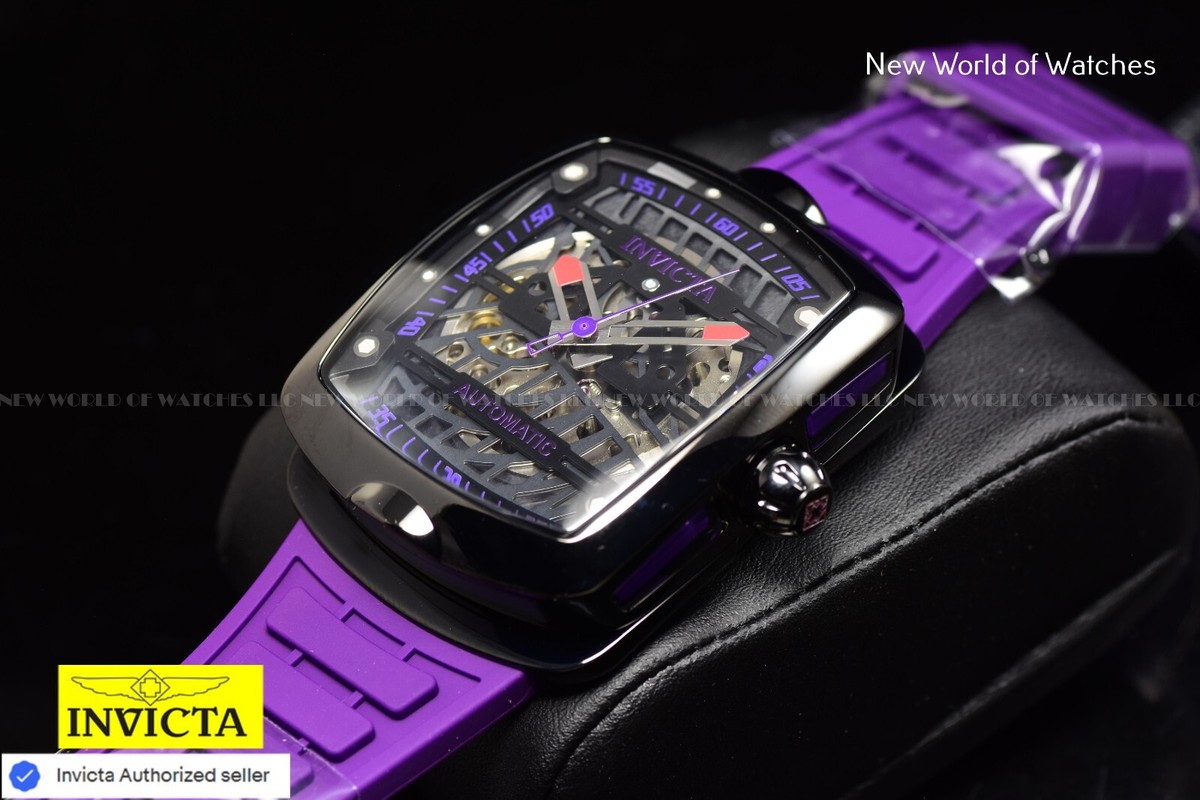 Invicta Men's S1 Rally Diablo Purple Black Dial Automatic