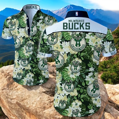 Milwaukee Bucks Hawaiian Shirt Summer Button Up