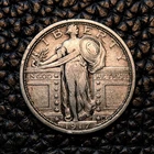 (ITM-6351) 1917-D T-1 Standing Liberty Quarter ~ AU+ Cndtn ~ COMBINED SHIPPING!