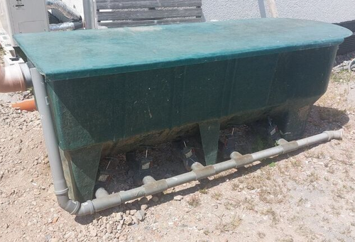 teichfilter koi vortex 4 kammer ca 2 meter lang filter teich mit Deckel