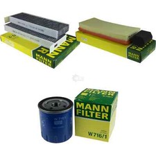 MANN-FILTER Inspektionspaket für Opel Grandland X 1.2 Peugeot 3008 SUV Partner