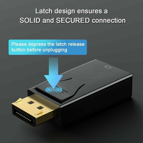Display Port to HDMI Male Female Adapter Converter DisplayPort DP to HDMI US - Picture 8 of 10