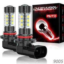 2x 9005 9145 9140 H10 LED Fog Light 6000K Super Bright 7000LM High Power Bulbs