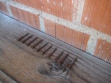 Vintage #6 Gauge x 1 1/4" Length * Slotted Flat-Head Wood Screw Lot of 10 USA