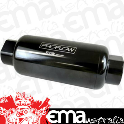 Proflow PFEFS301B Fuel Filter Inline Mount 40 Microns Billet Aluminium ...