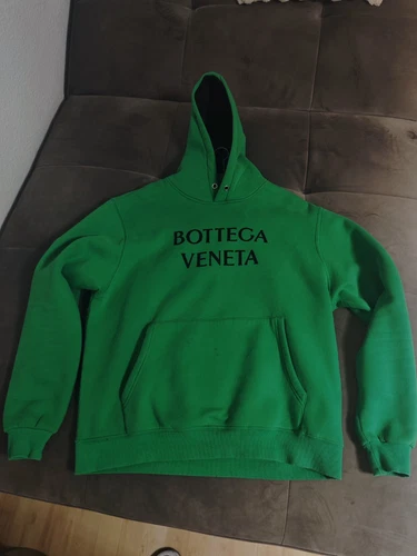 Felpa con cappuccio Bottega Veneta in M verde 100% autentica come nuova