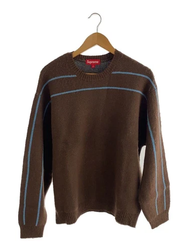 Pull tricot Supreme (épais L acrylique marron occasion
