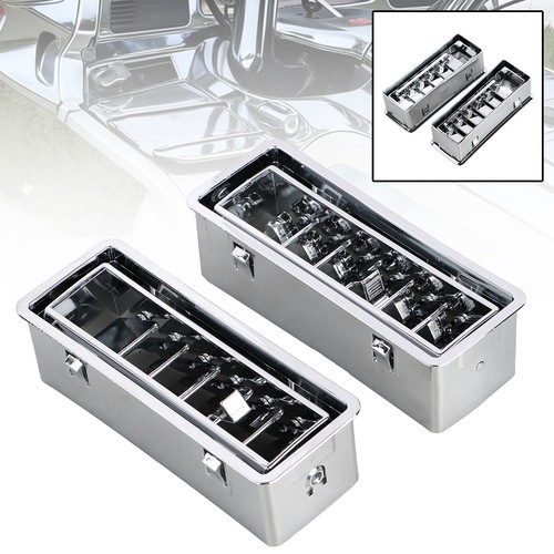 For Honda Goldwing GL1500 88-00 Chrome Upper Outlet Hot Air Vent Grille Cover - Picture 1 of 15