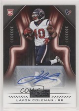 2018 Panini Playbook Rookies Signatures Lavon Coleman #199 Auto 0a3