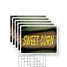 Sweet Corn Yard Sign Freshly Picked, Farmer s Market, Seasonal Produce