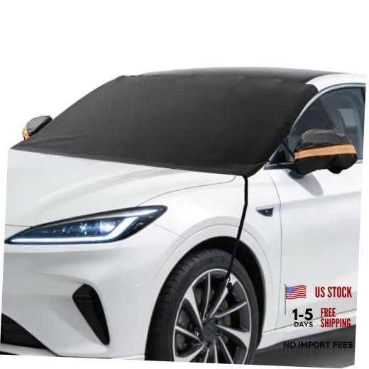 Car Windshield Cover for Ice and Snow - 75x46in 600D Oxford Cloth, Anti-Theft