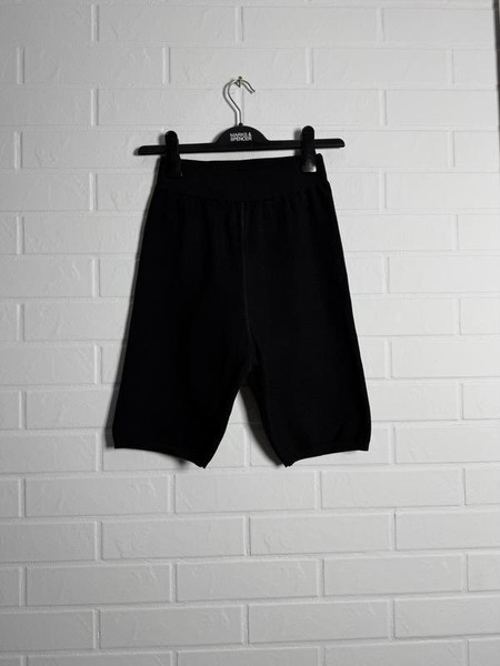 Women Alexander Wang Shorts Black Knit 38 / M / 46