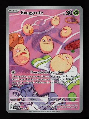 Exeggcute 192/191 Illustration Rare Surging Sparks Pokemon Cards