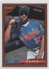 1996 Score Dugout Collection Series 1 Carlos Perez #83 2k3