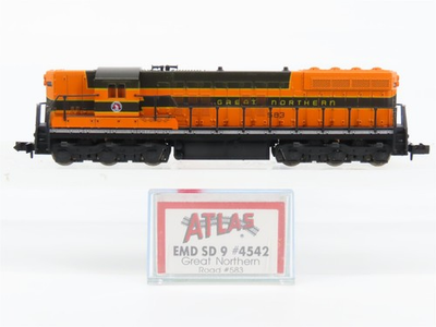 #ad N Scale Atlas KATO 4542 GN Great Northern EMD SD9 Diesel Locomotive #583 $94.95