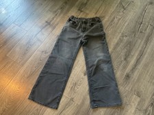 GIRLS OLD NAVY HIGH-RISE BAGGY WIDE LEG BLACK JEANS IN EUC IN SIZE 12
