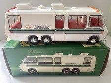 Vintage 1980 Hess Training Van & 1985 Toy Bank Truck Lot W/ Boxes 1985 Lights