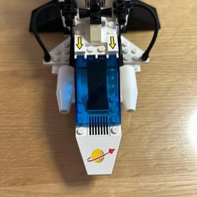 LEGO Classic Space Set Sonar Transmitting Cruiser 6783 w/Box Junk from Japan