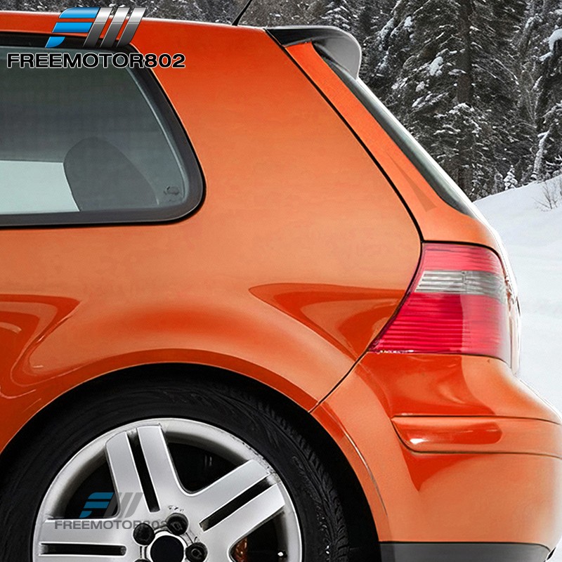 Fits 1999-2006 VW MK4 Golf Hatchback Matte Black ES Style Rear Roof Spoiler ABS