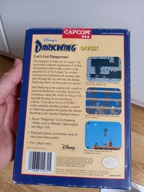 Darkwing Duck Nintendo NES Cib Completo Juego Probado Funciona Capcon USA
