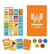 Brand New Whataburger Lotería Game  Loteria Family Bingo Game Night