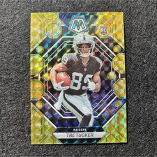 Panini 2023 Mosaic Rookie #366 Tre Tucker Reactive Yellow Las Vegas Raiders NFL
